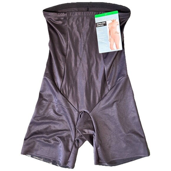 Women’s Black Hi-Waist Longleg Extra-Firm Control Girdle Size Large NWT - Picture 1 of 4